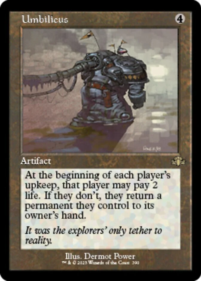 Umbilicus <retro> [DMR]