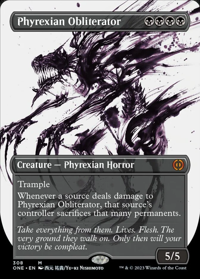 Phyrexian Obliterator <showcase> [ONE]