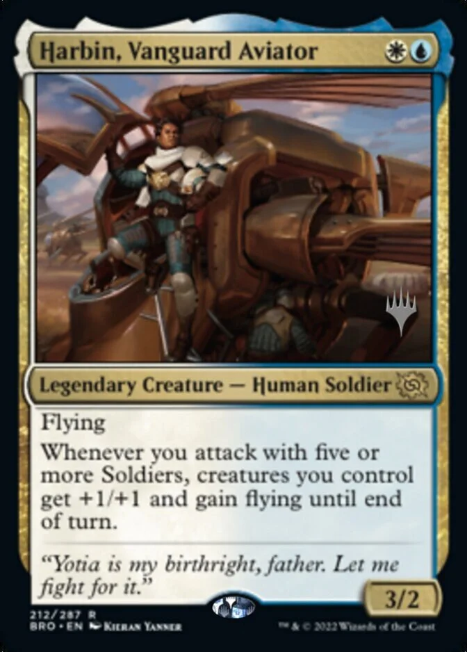 Harbin, Vanguard Aviator <planeswalker stamp> [BRO]