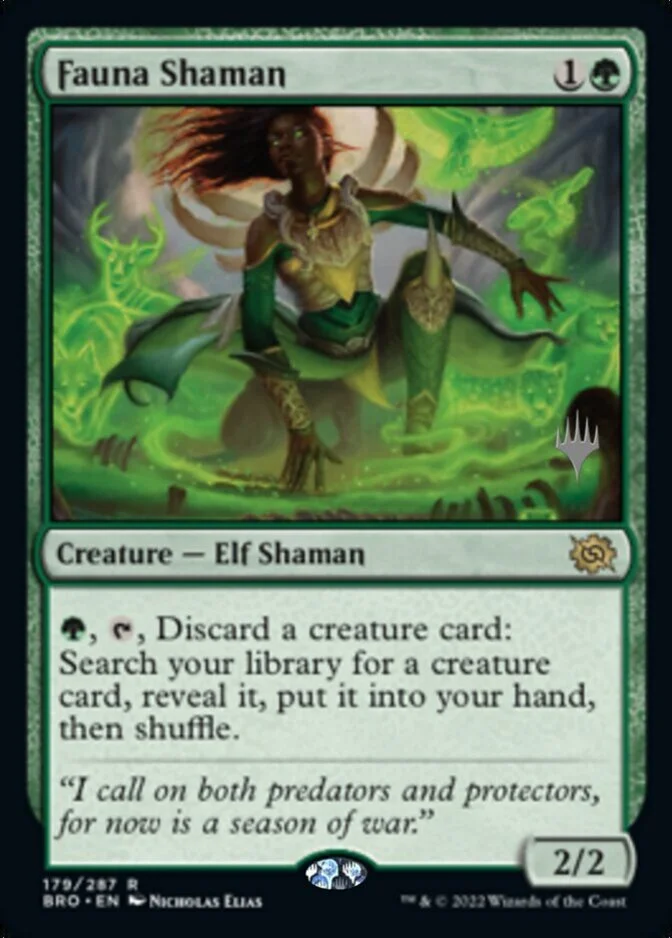 Fauna Shaman <planeswalker stamp> [BRO] (F)