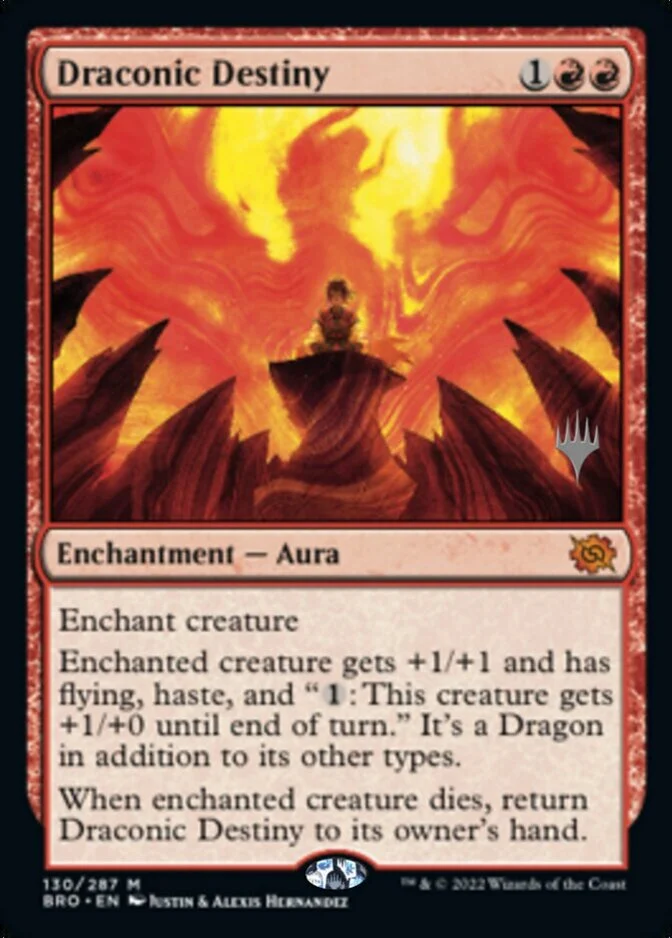 Draconic Destiny <planeswalker stamp> [BRO]
