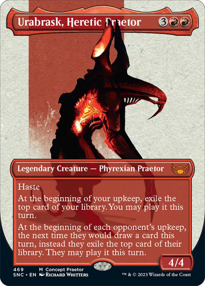 Urabrask, Heretic Praetor <concept praetor - Step and Compleat Foil> [ONE]