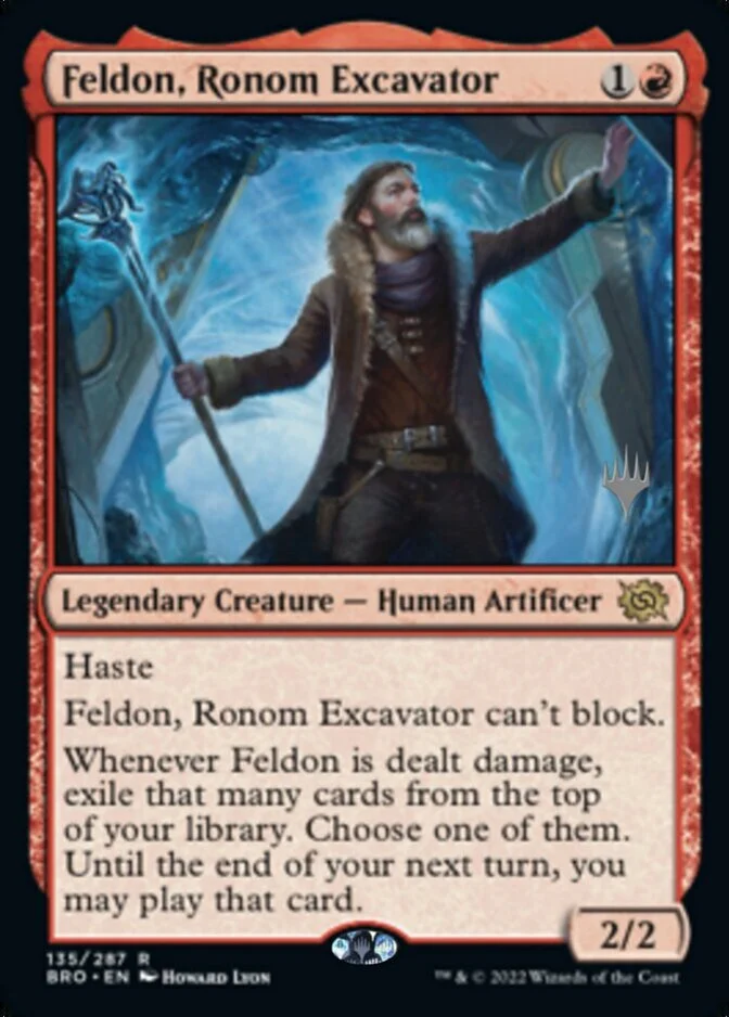 Feldon, Ronom Excavator <planeswalker stamp> [BRO]