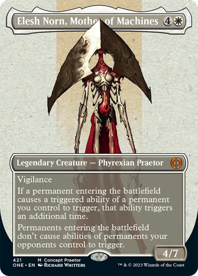 Elesh Norn, Mother of Machines <concept praetor - Step and Compleat Foil> [ONE]