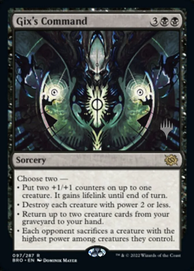 Gix's Command <planeswalker stamp> [BRO] (F)