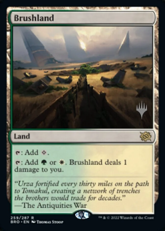 Brushland <planeswalker stamp> [BRO]