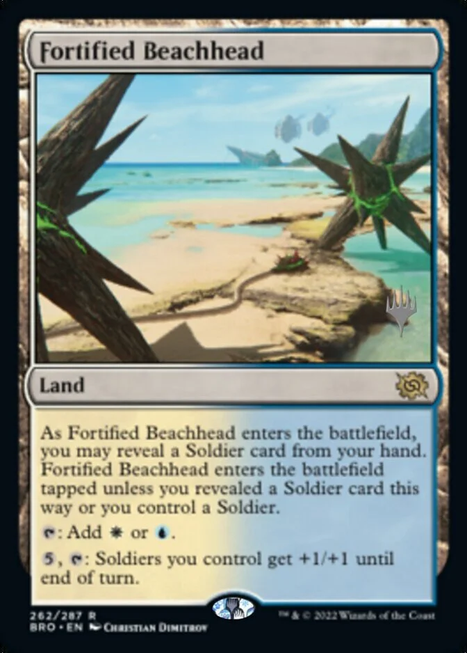 Fortified Beachhead <planeswalker stamp> [BRO]