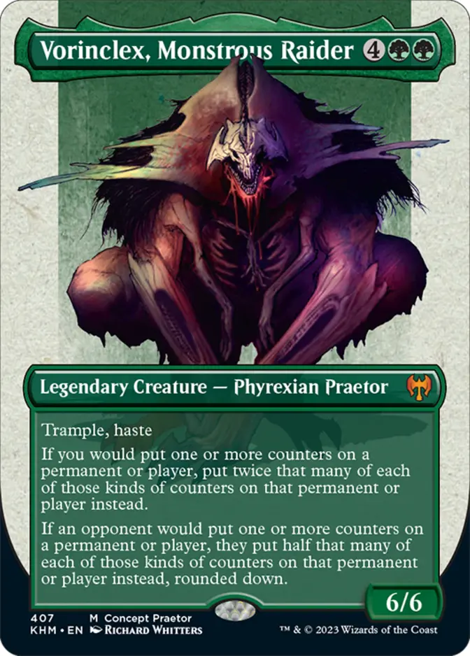 Vorinclex, Monstrous Raider <concept praetor - Step and Compleat Foil> [ONE]