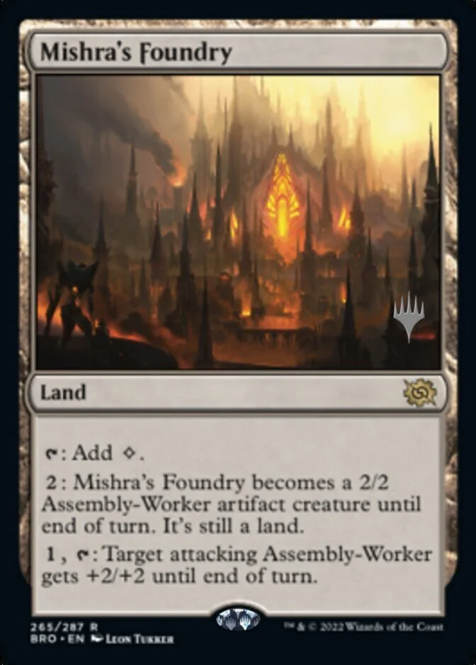 Mishra's Foundry <planeswalker stamp> [BRO] (F)