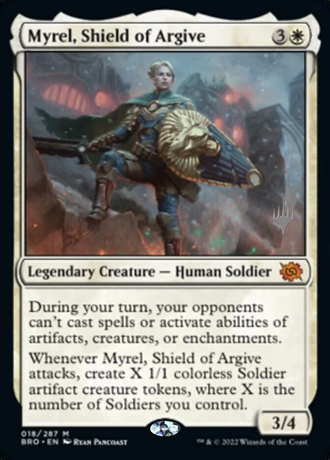 Myrel, Shield of Argive <planeswalker stamp> [BRO]