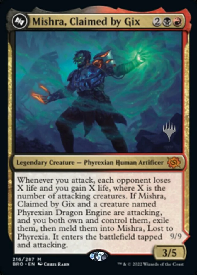 Mishra, Claimed by Gix <planeswalker stamp> [BRO] (F)
