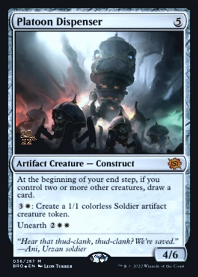 Platoon Dispenser <prerelease> [BRO] (F)