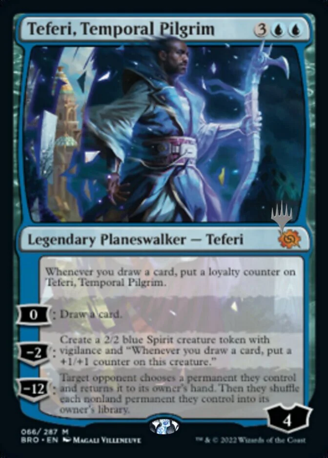 Teferi, Temporal Pilgrim <planeswalker stamp> [BRO] (F)