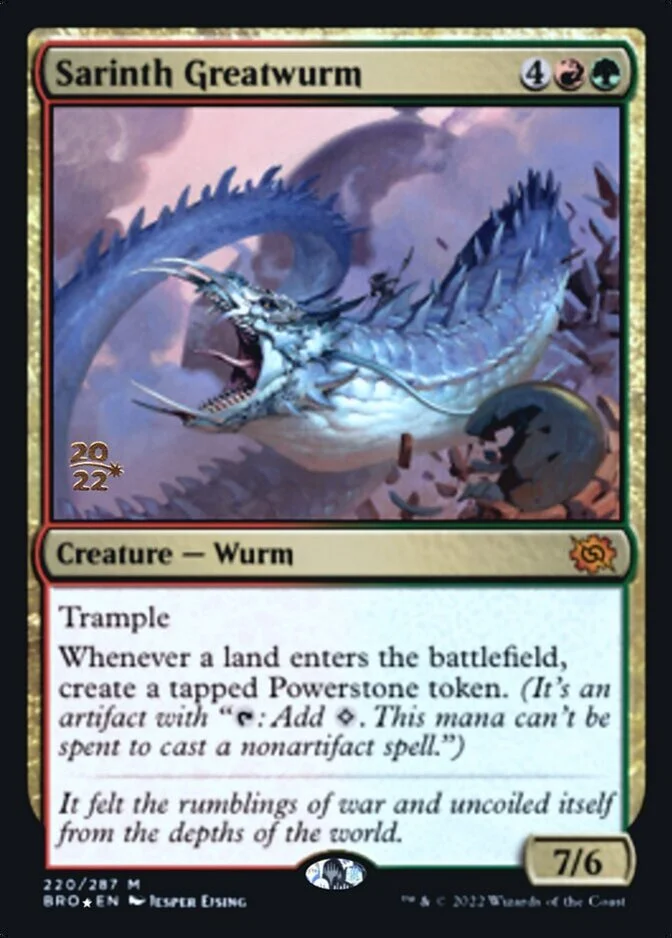 Sarinth Greatwurm <prerelease> [BRO] (F)