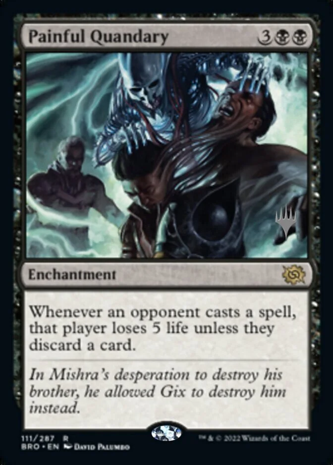 Painful Quandary <planeswalker stamp> [BRO]