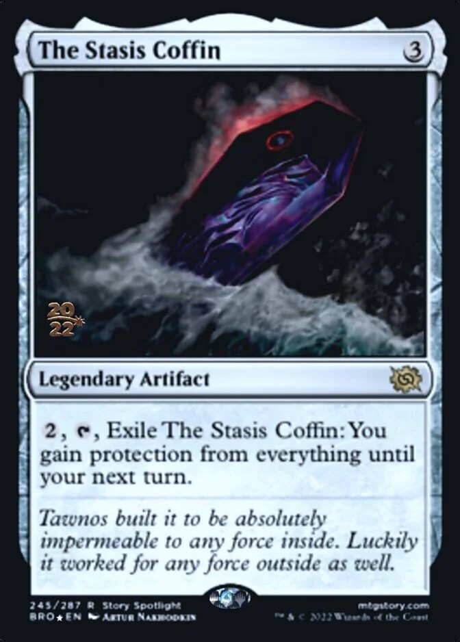 The Stasis Coffin <prerelease> [BRO] (F)