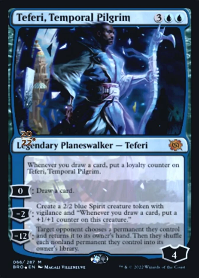 Teferi, Temporal Pilgrim <prerelease> [BRO] (F)