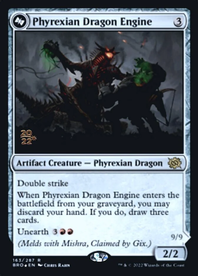 Phyrexian Dragon Engine <prerelease> [BRO] (F)