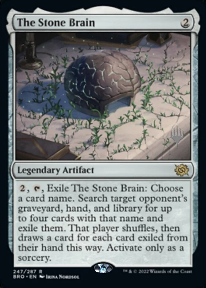The Stone Brain <planeswalker stamp> [BRO]