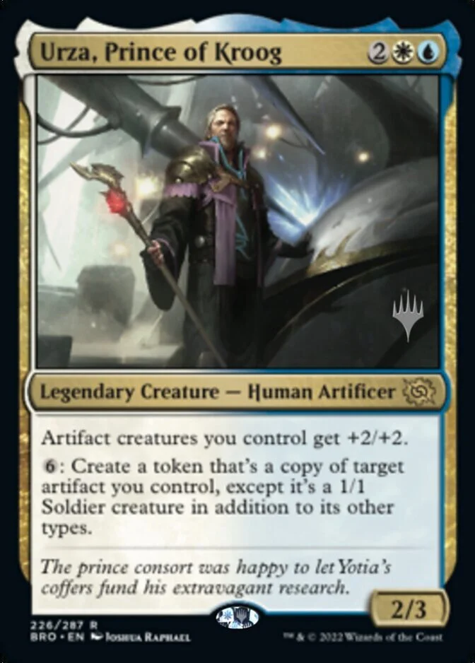 Urza, Prince of Kroog <planeswalker stamp> [BRO] (F)