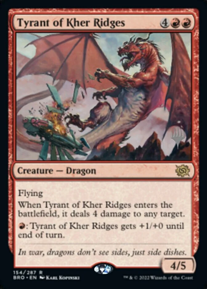 Tyrant of Kher Ridges <planeswalker stamp> [BRO]