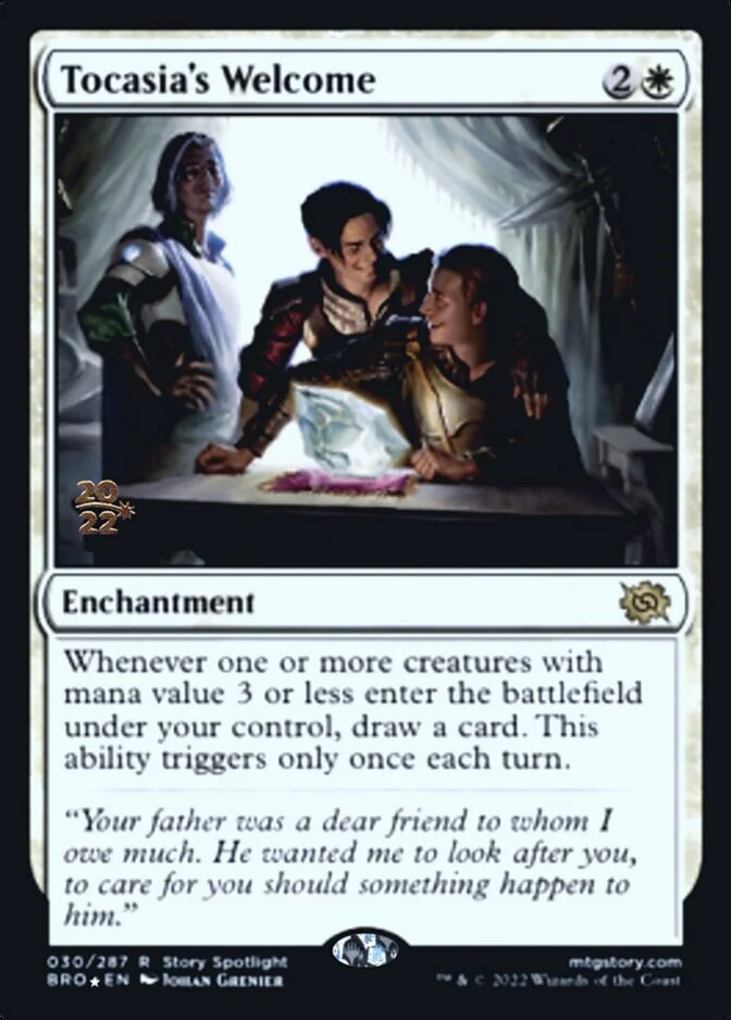 Tocasia's Welcome <prerelease> [BRO] (F)