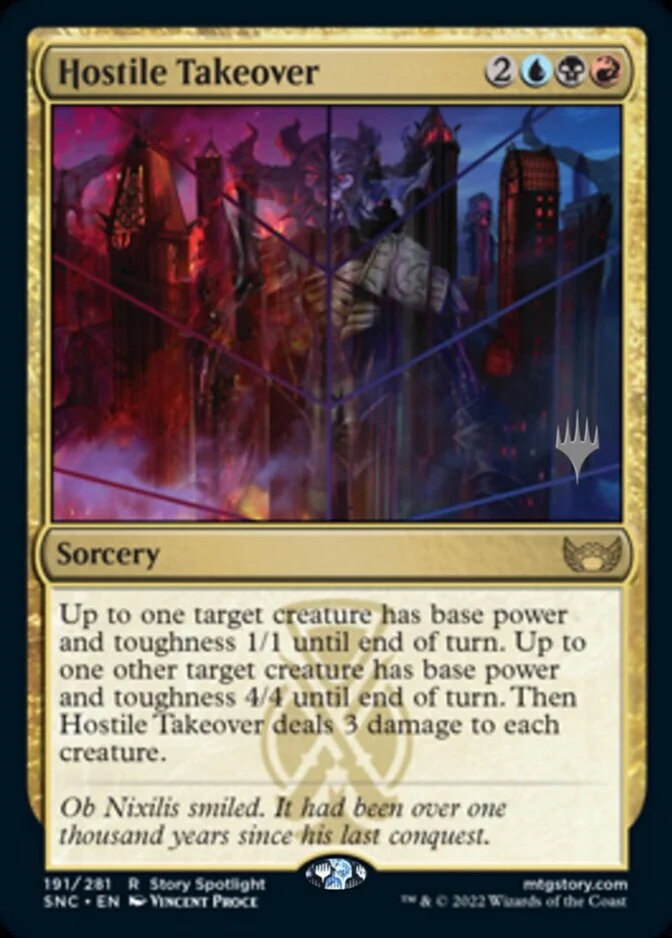 Hostile Takeover <planeswalker stamp> [SNC]