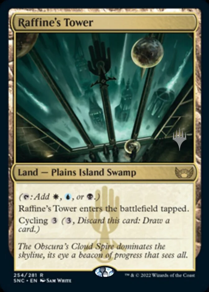 Raffine's Tower <planeswalker stamp> [SNC]