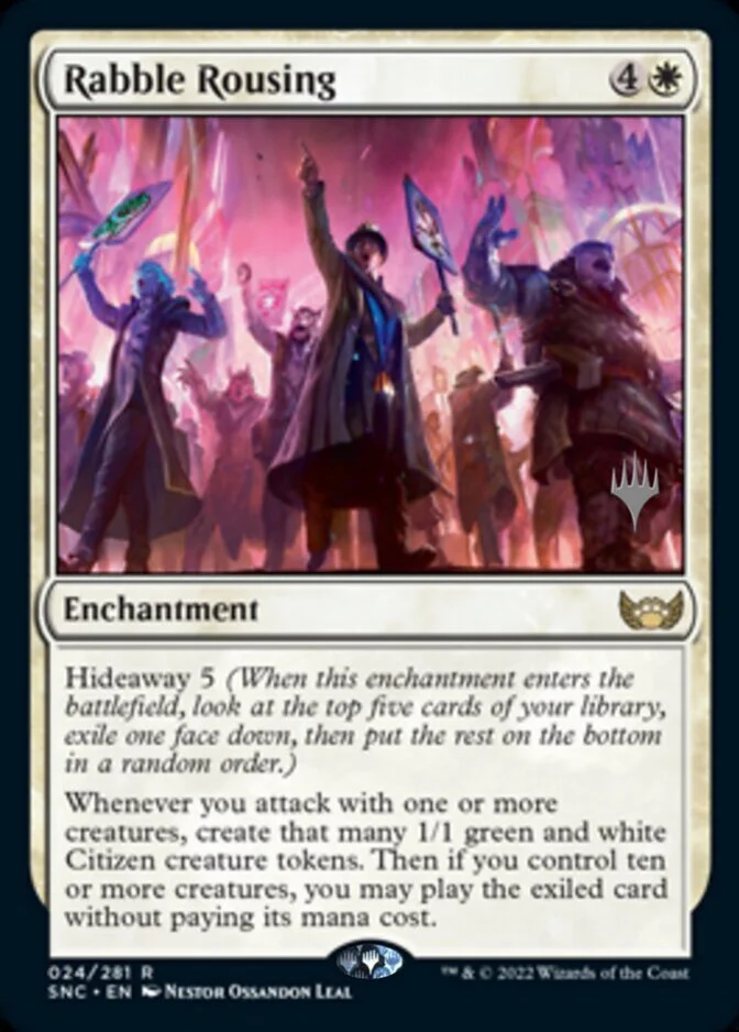 Rabble Rousing <planeswalker stamp> [SNC]