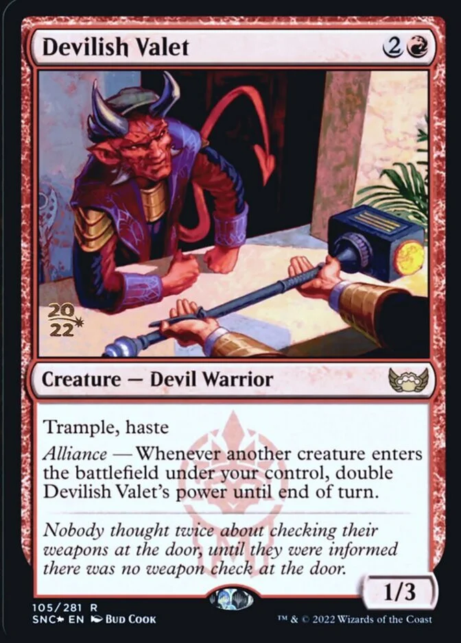 Devilish Valet <prerelease> [SNC] (F)