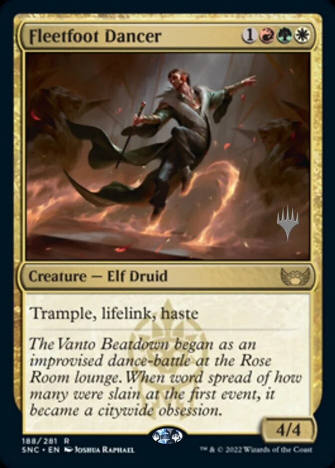 Fleetfoot Dancer <planeswalker stamp> [SNC] (F)