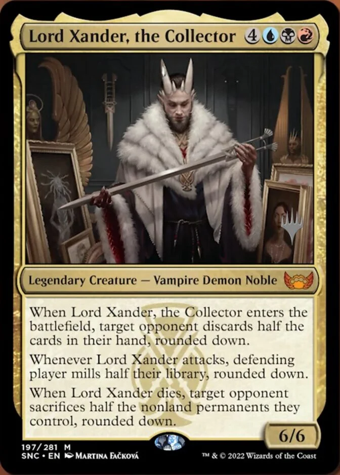 Lord Xander, the Collector <planeswalker stamp> [SNC] (F)