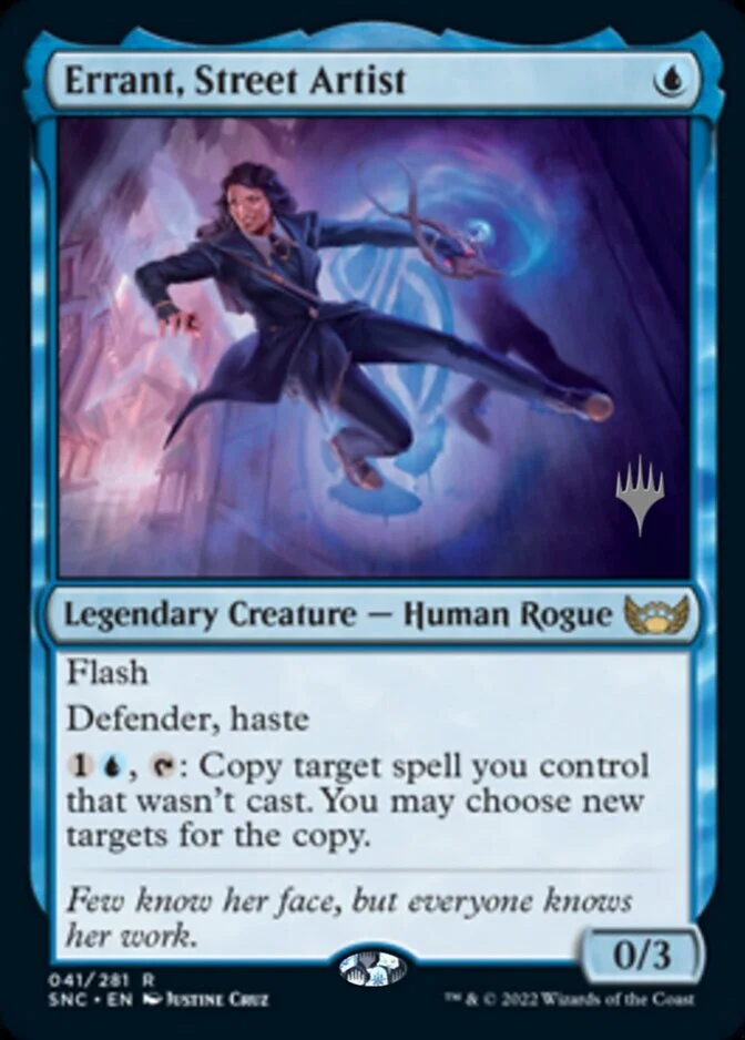 Errant, Street Artist <planeswalker stamp> [SNC]