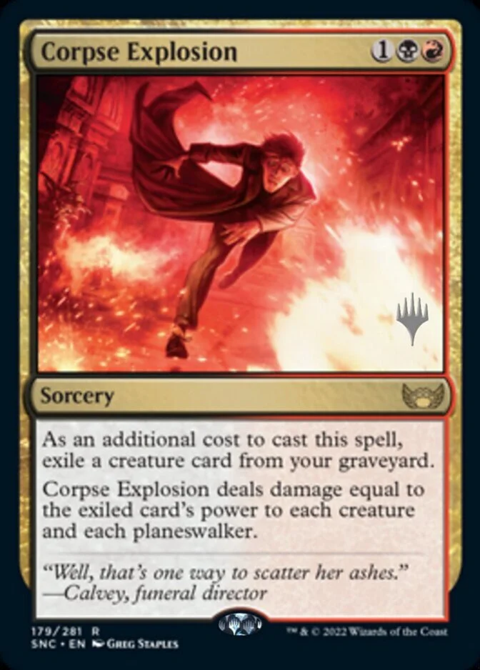Corpse Explosion <planeswalker stamp> [SNC]
