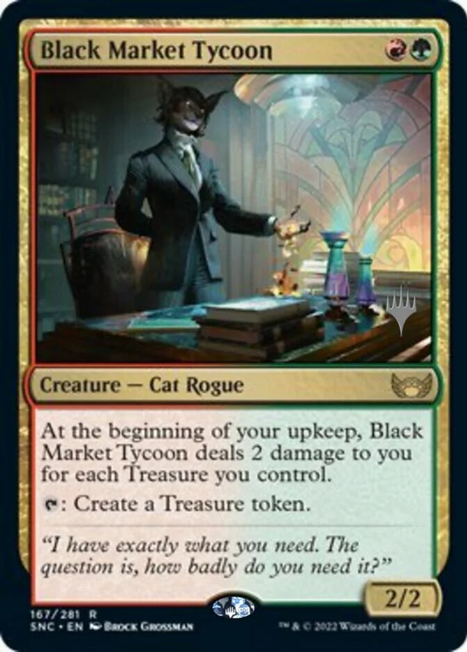Black Market Tycoon <planeswalker stamp> [SNC] (F)
