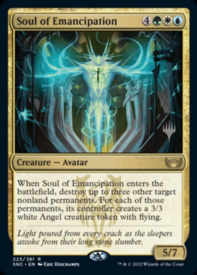 Soul of Emancipation <planeswalker stamp> [SNC]