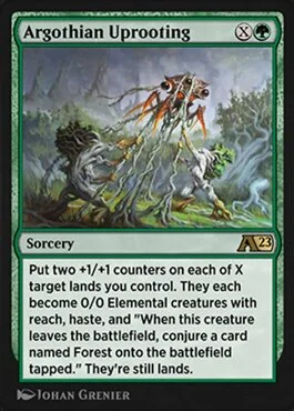 Argothian Uprooting