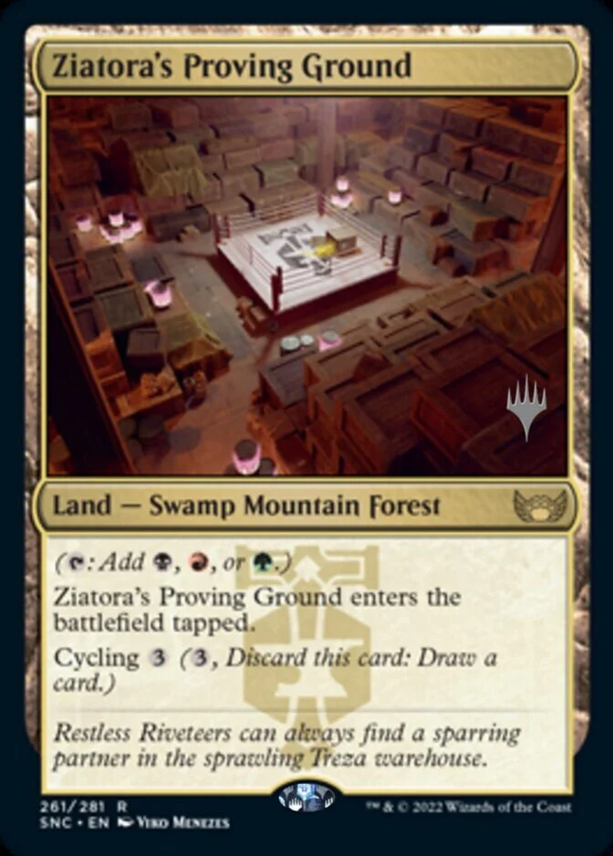 Ziatora's Proving Ground <planeswalker stamp> [SNC]