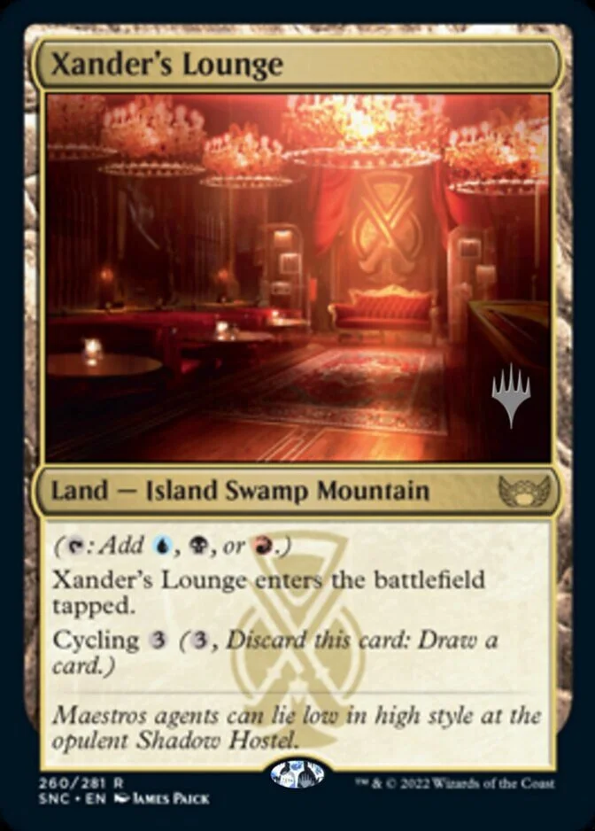 Xander's Lounge <planeswalker stamp> [SNC] (F)