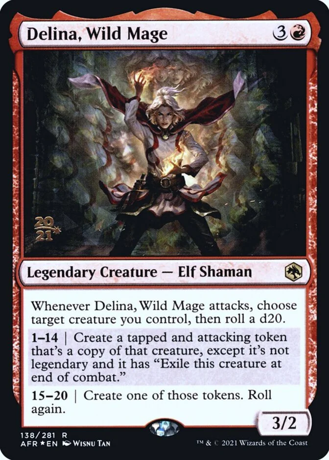 Delina, Wild Mage <prerelease> [AFR] (F)