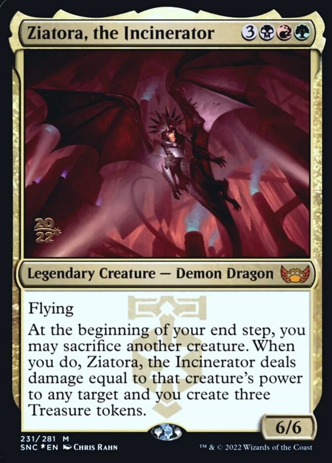 Ziatora, the Incinerator <prerelease> [SNC] (F)
