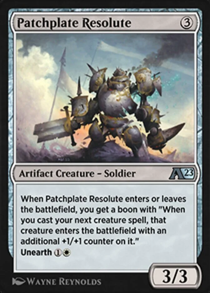 Patchplate Resolute [Y23]