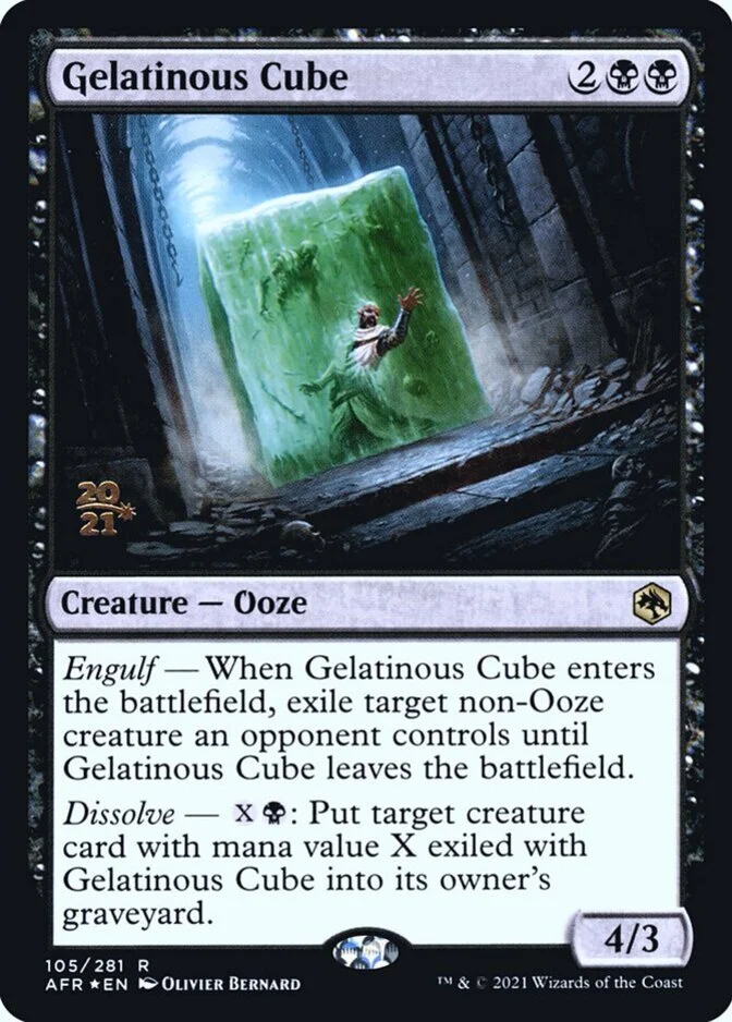 Gelatinous Cube <prerelease> [AFR] (F)