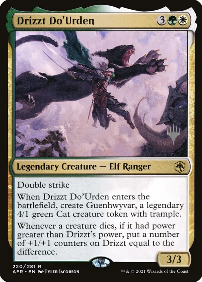 Drizzt Do'Urden <planeswalker stamp> [AFR] (F)