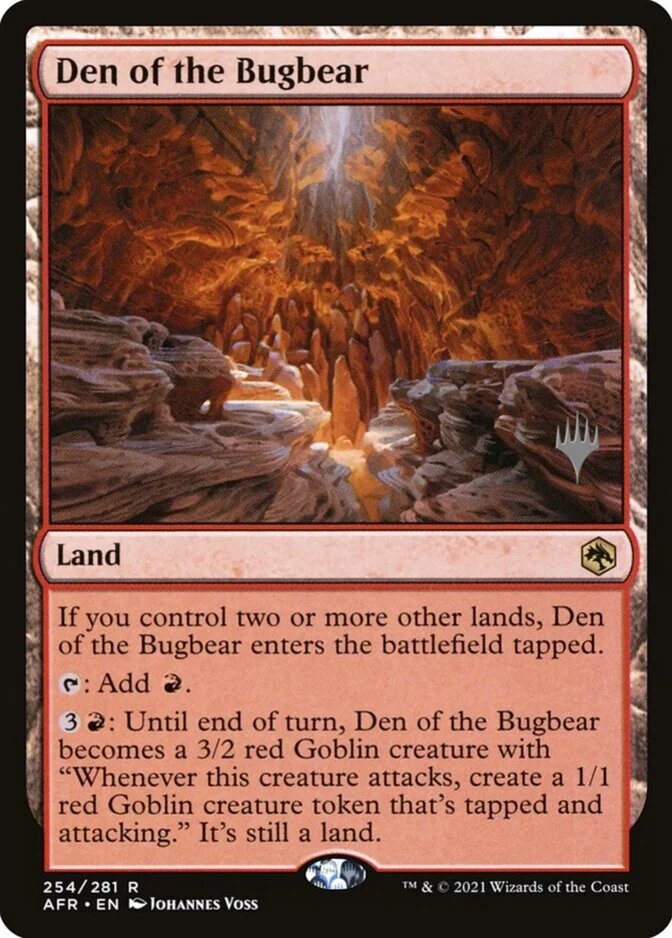 Den of the Bugbear <planeswalker stamp> [AFR] (F)
