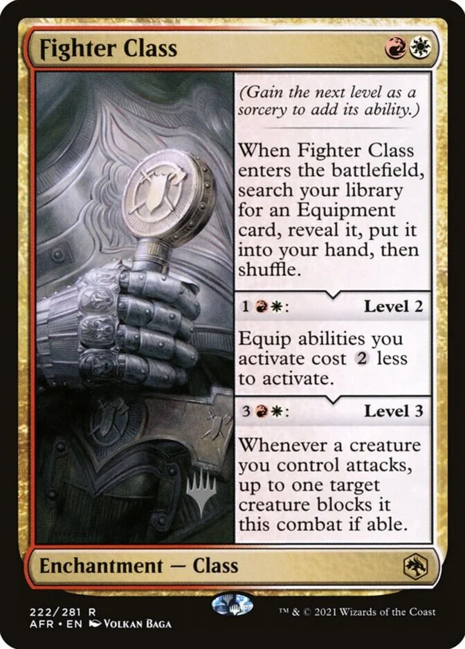 Fighter Class <planeswalker stamp> [AFR]
