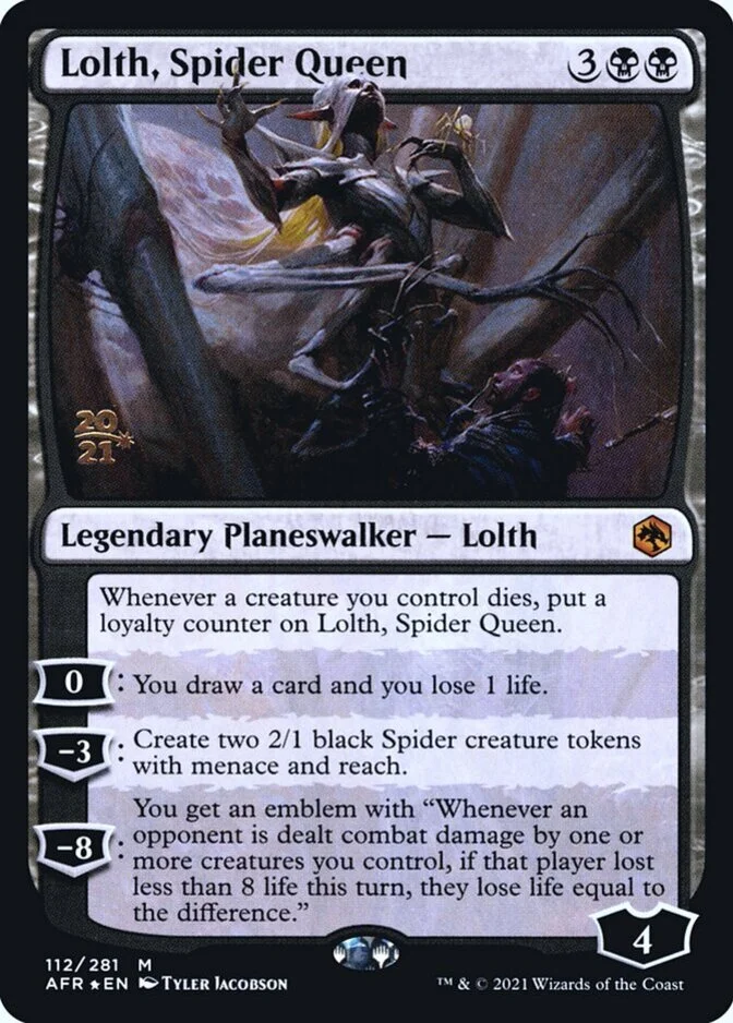 Lolth, Spider Queen <prerelease> [AFR] (F)