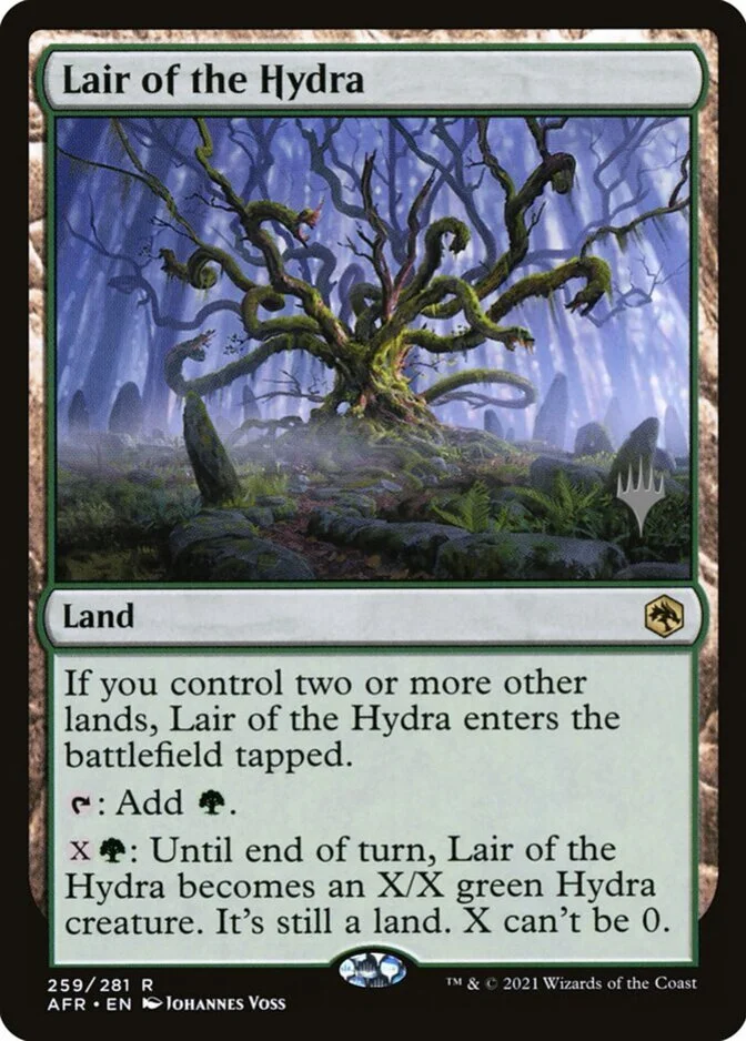 Lair of the Hydra <planeswalker stamp> [AFR] (F)