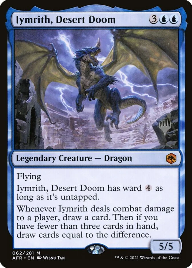 Iymrith, Desert Doom <planeswalker stamp> [AFR]