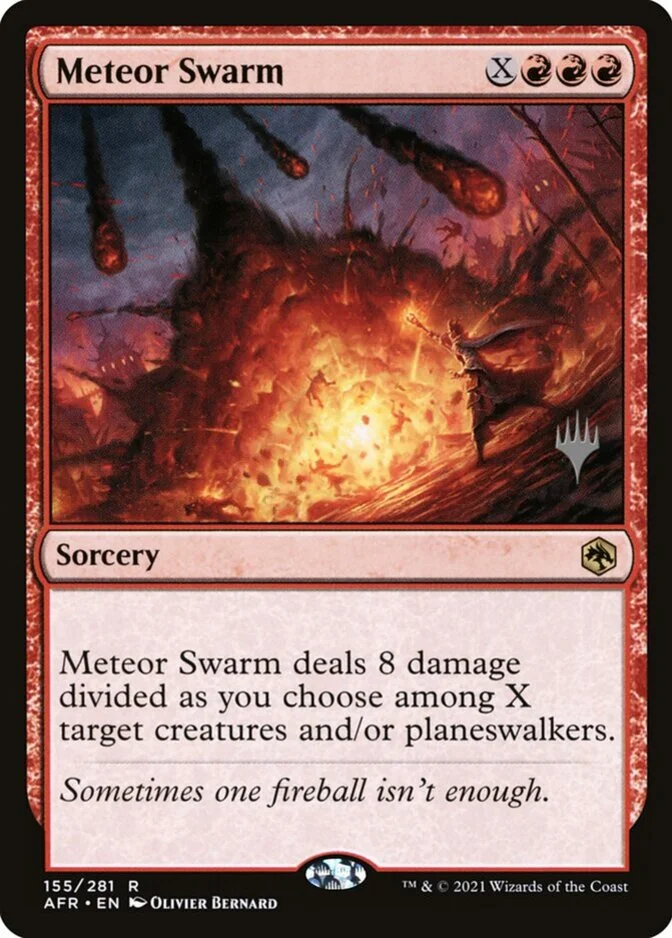 Meteor Swarm <planeswalker stamp> [AFR]